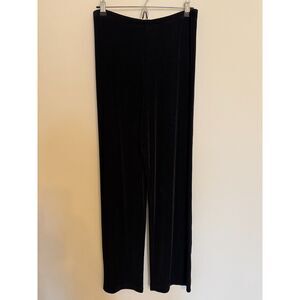 Coldwater Creek black travel knit pants - size medium